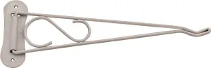10in Wht Swivel Plant Bracket