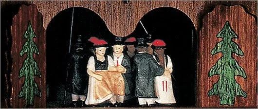24" Wood Chopper Large Eight Day Musical German Cuckoo Clock