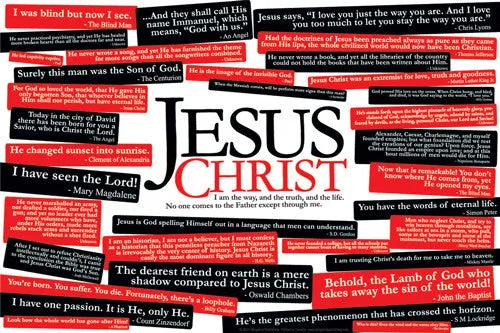 36 Quotes About Jesus Christ Poster - Slingshot Publishing