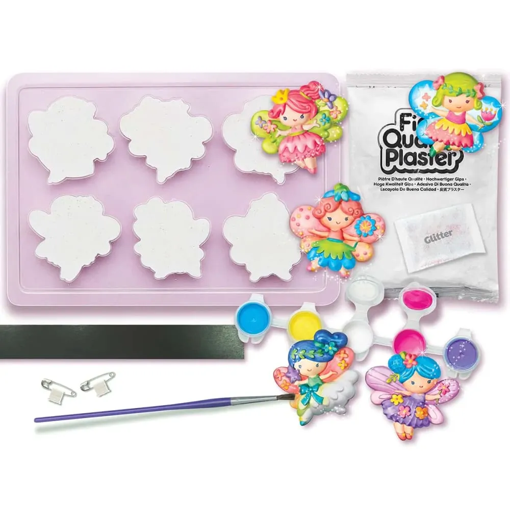 4M Mould & Paint Glitter Fairy Magnets