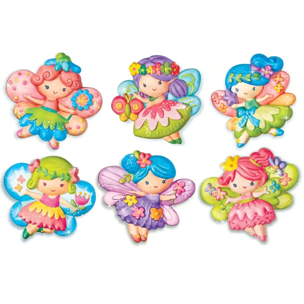 4M Mould & Paint Glitter Fairy Magnets