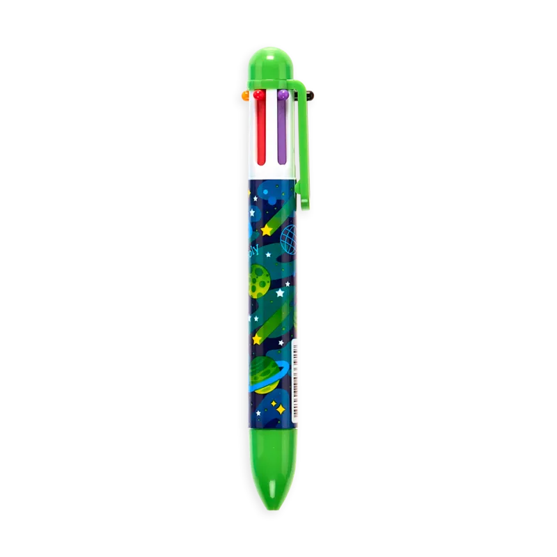 6 Click Multicolour Pens - Astronaut
