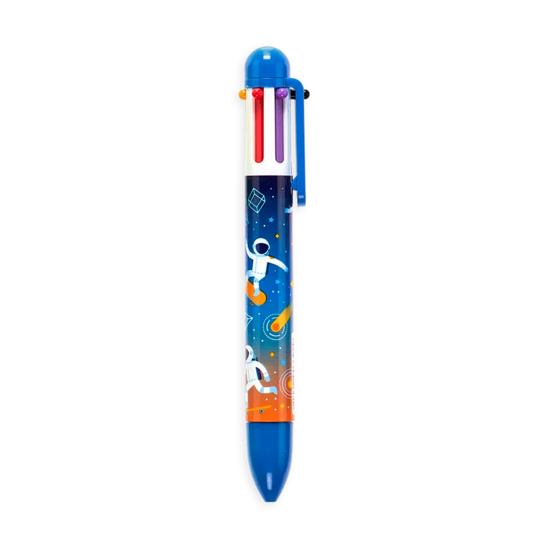 6 Click Multicolour Pens - Astronaut