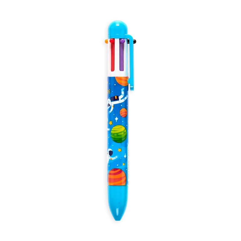 6 Click Multicolour Pens - Astronaut