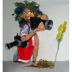 A Photographer Art in Paper Mache Humorous Whimsical Sculptures by Naava Naslavsky