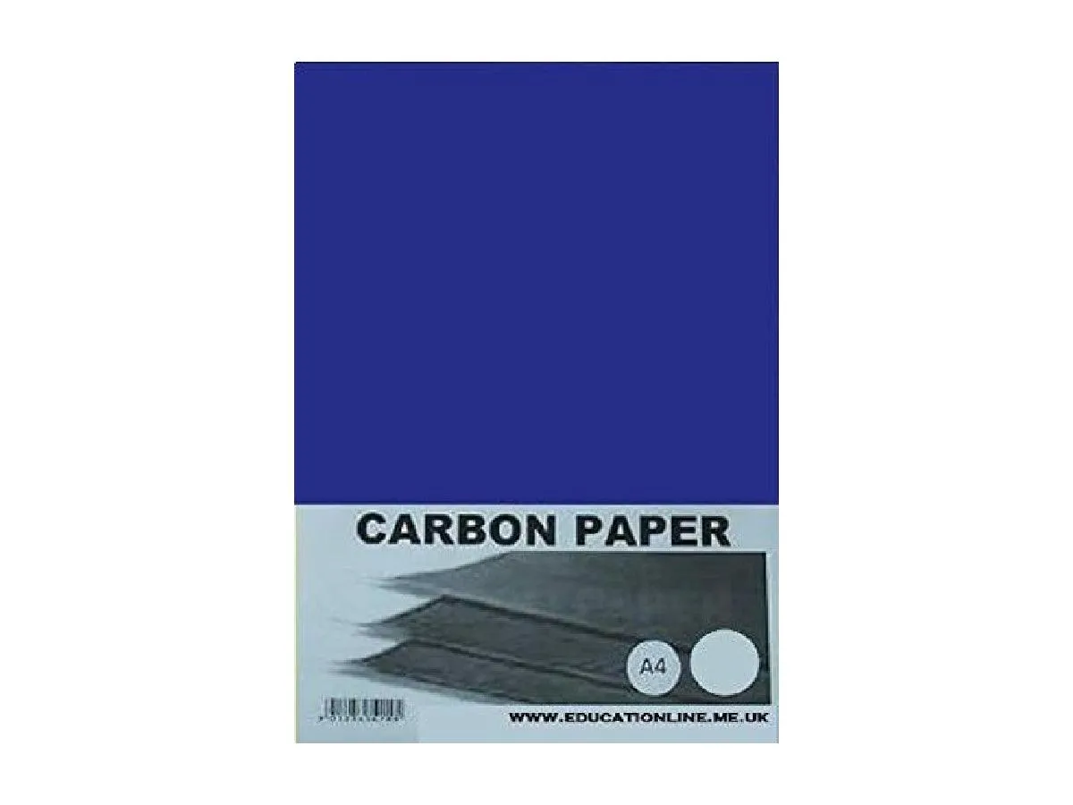 A4 Carbon Paper 100 Sheets/Pack, Blue