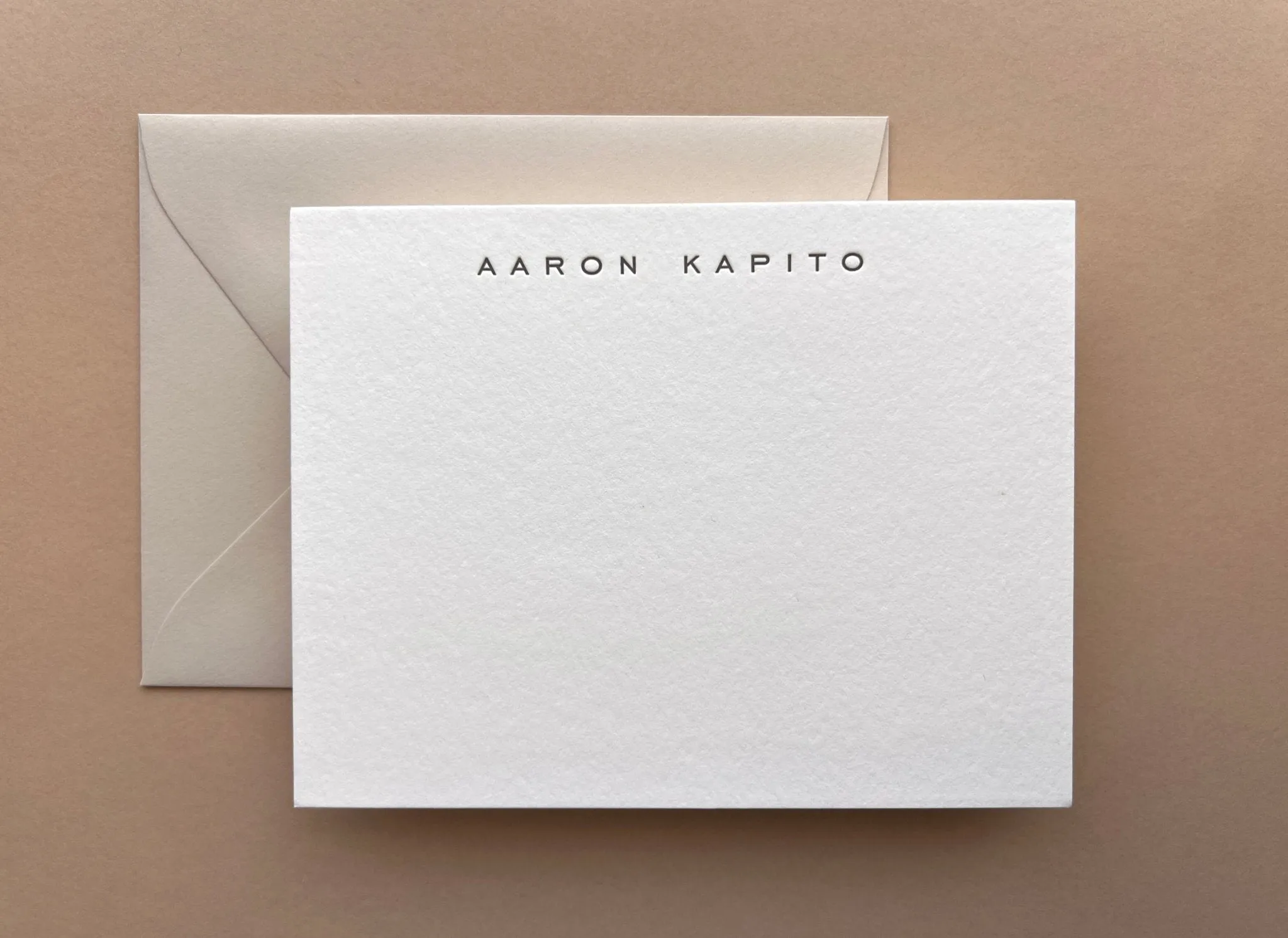 Aaron - Letterpress Stationery