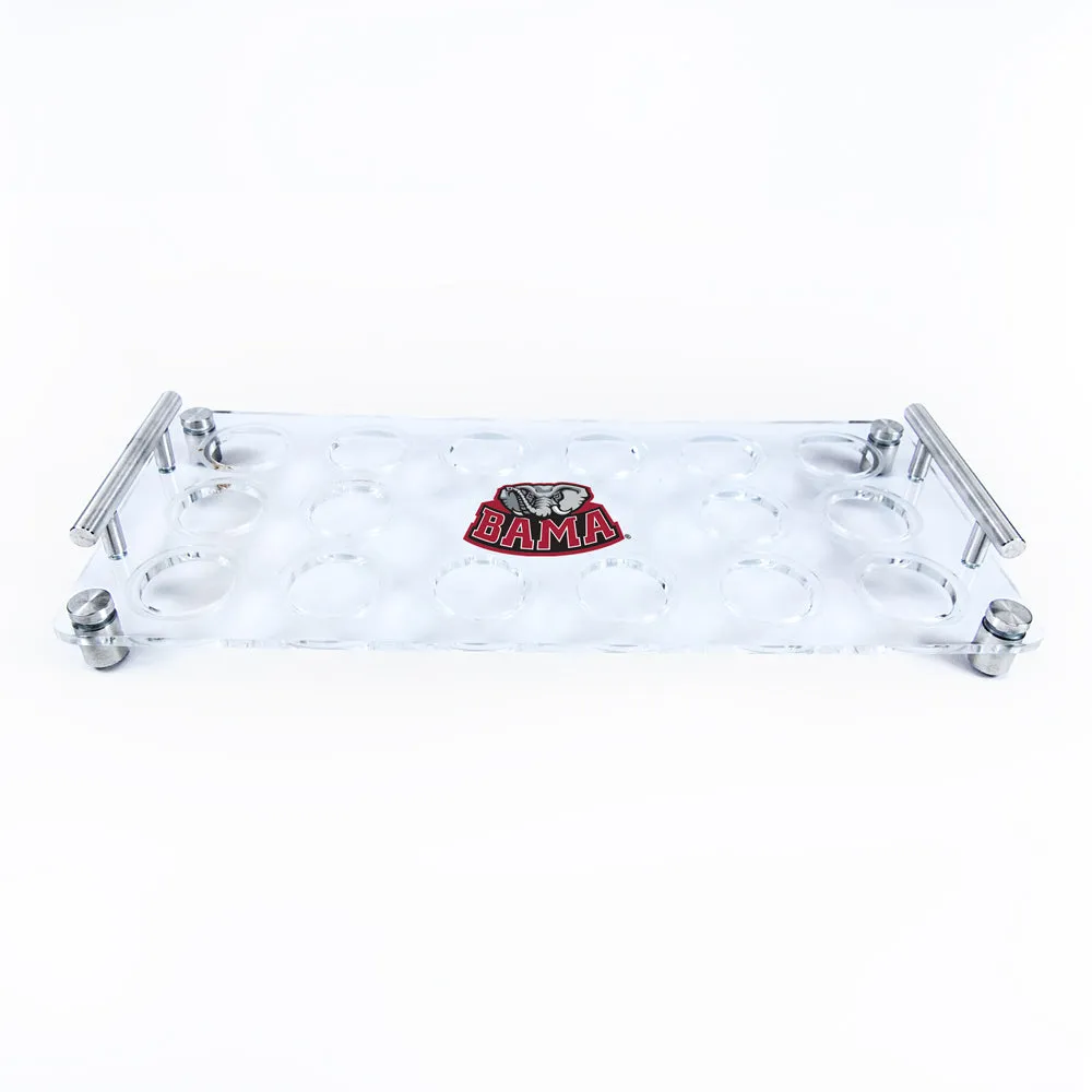Alabama Crimson Tide  - Bama Acrylic Beverage and Hors d'oeuvres Tray