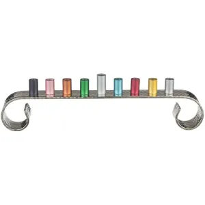Aluminum Menorah 27*5 Cm For Candles
