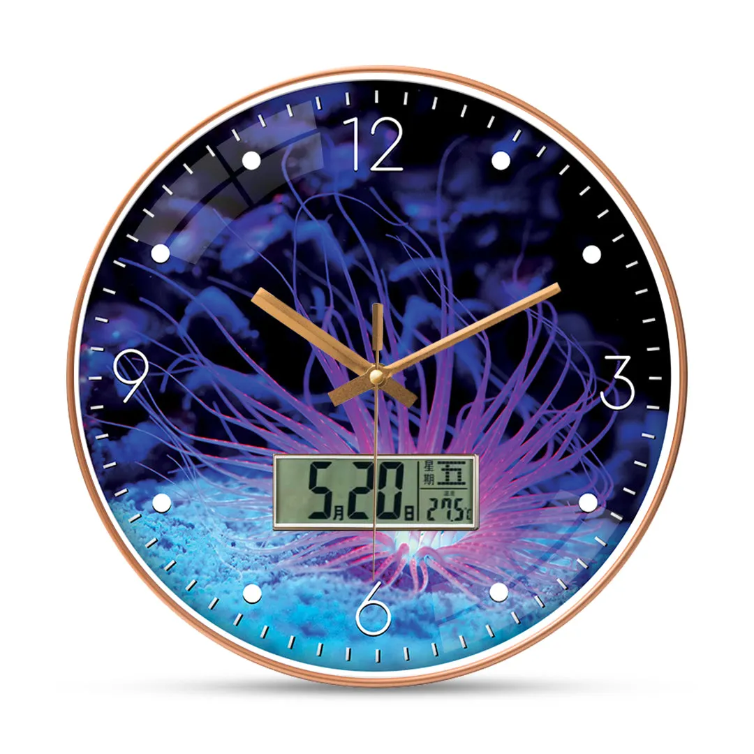 Aquarium fish wall clock