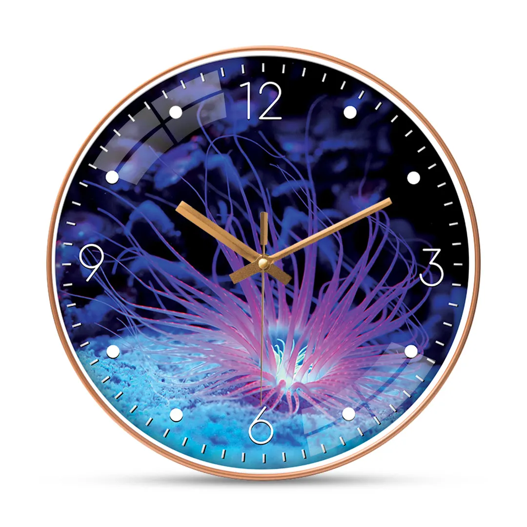 Aquarium fish wall clock