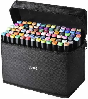 Artist Stationery 80 Colors Art -مجموعة أدوات مكتبية
