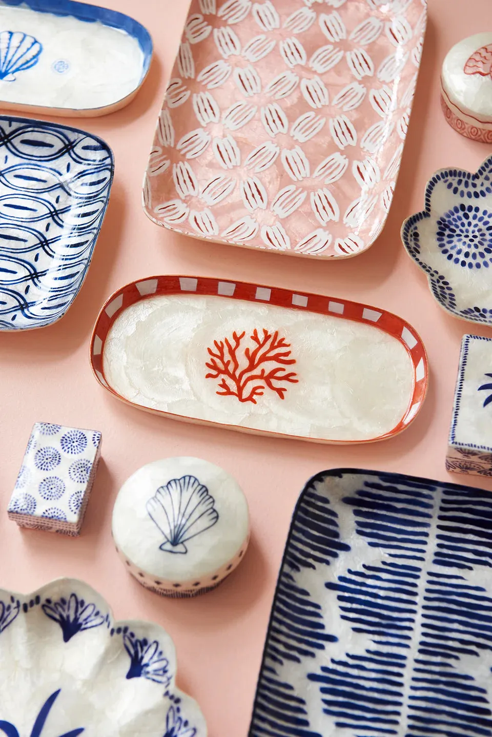 Atlantic ikat tray