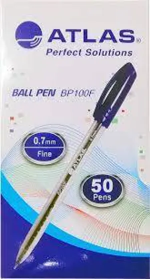 Atlas Fine Ball Pen Blue 0.7mm