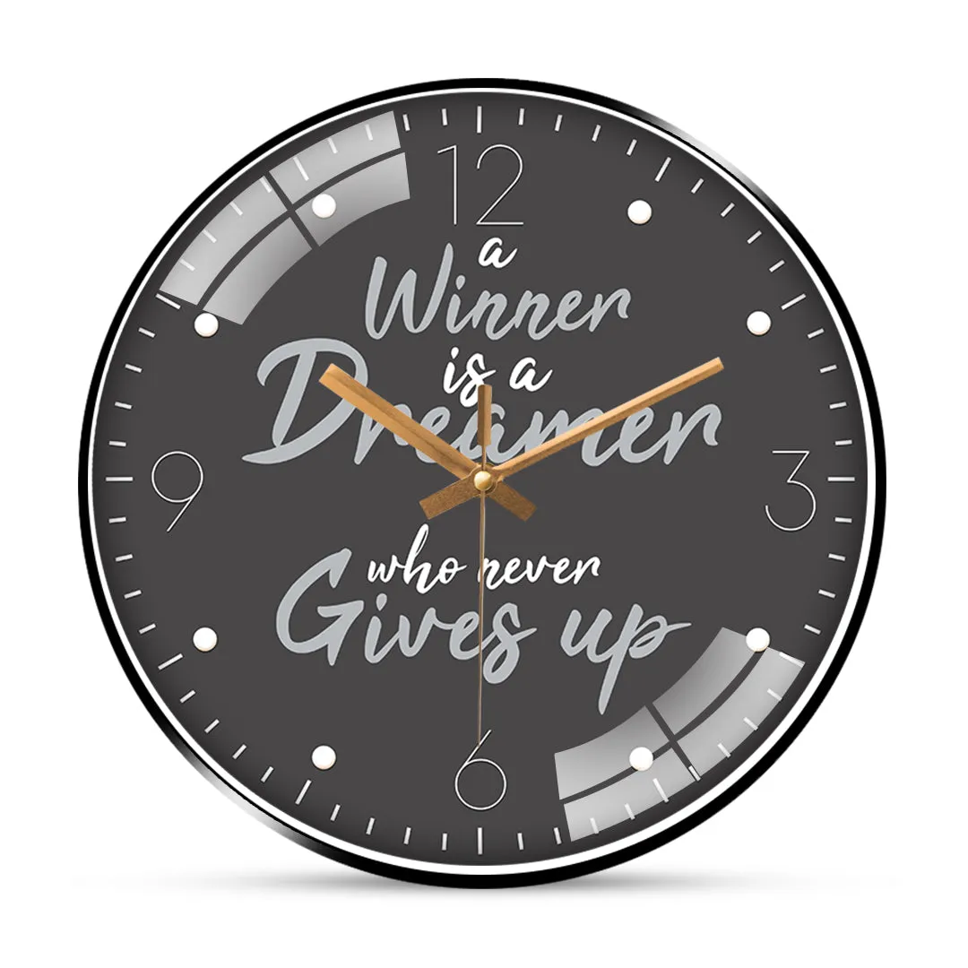 Awesome inspirational wall clock