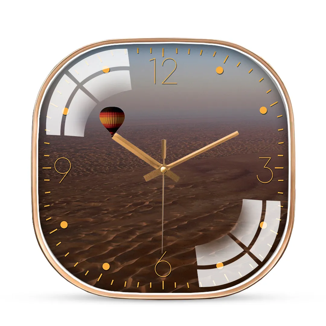 Balloon with Dubai Desert Wall Clock