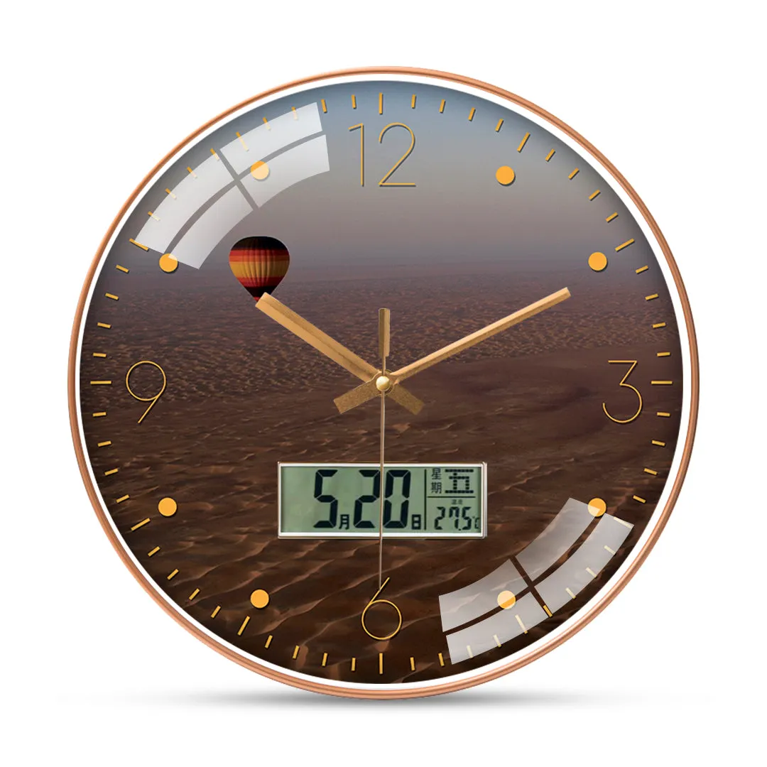 Balloon with Dubai Desert Wall Clock