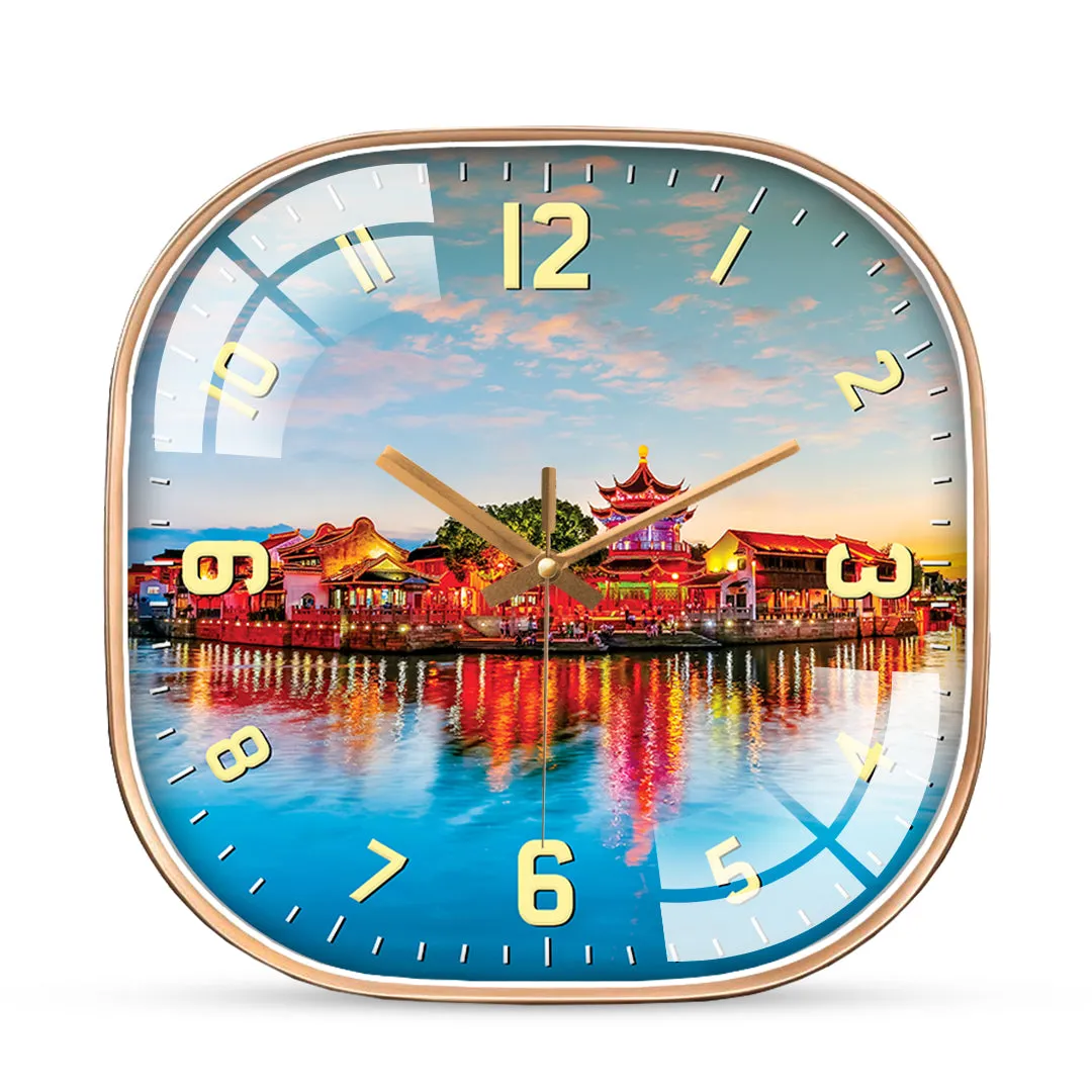 Beautiful forbidden city wall clock