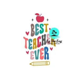 Best Teacher Ever - Keyring UV Print
