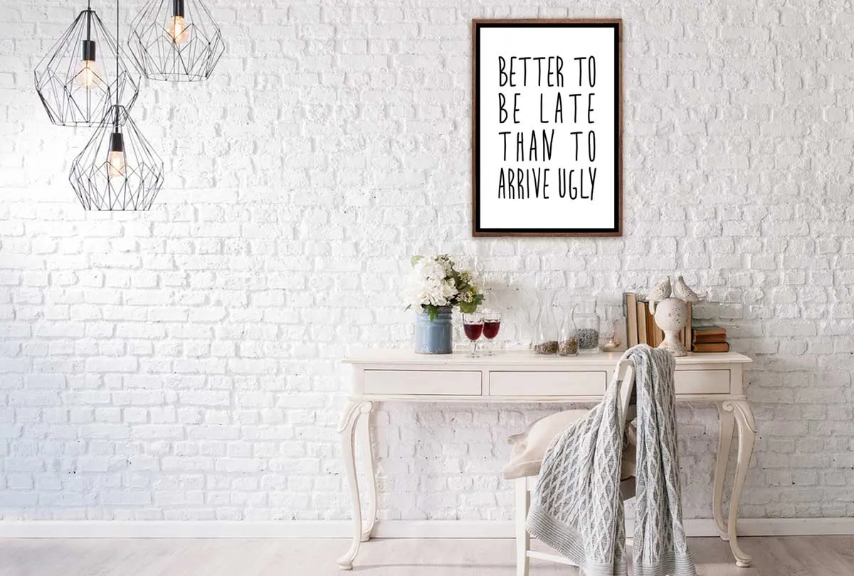 Better to Arrive Late | Canvas Wall Art Print
