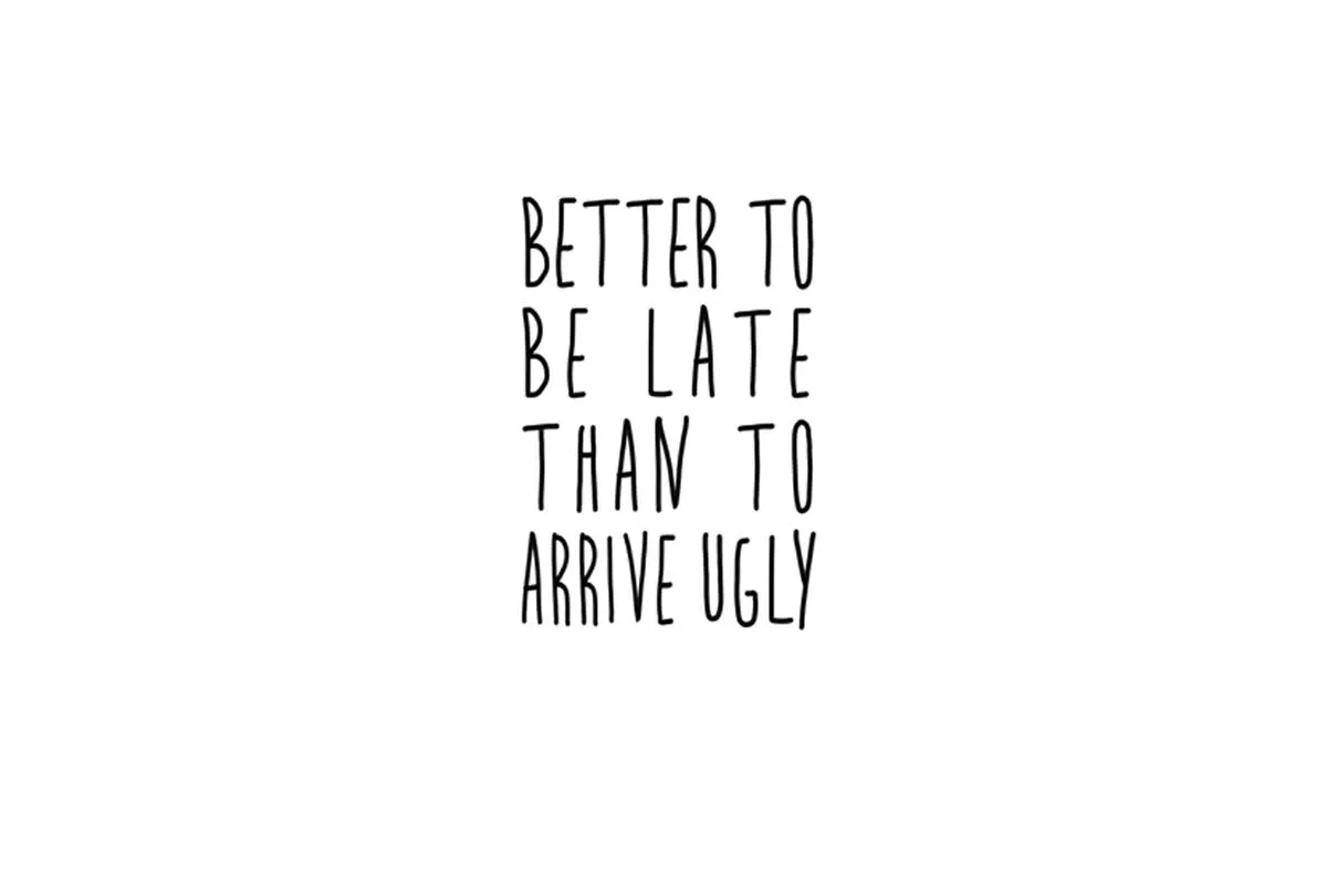 Better to Arrive Late | Canvas Wall Art Print