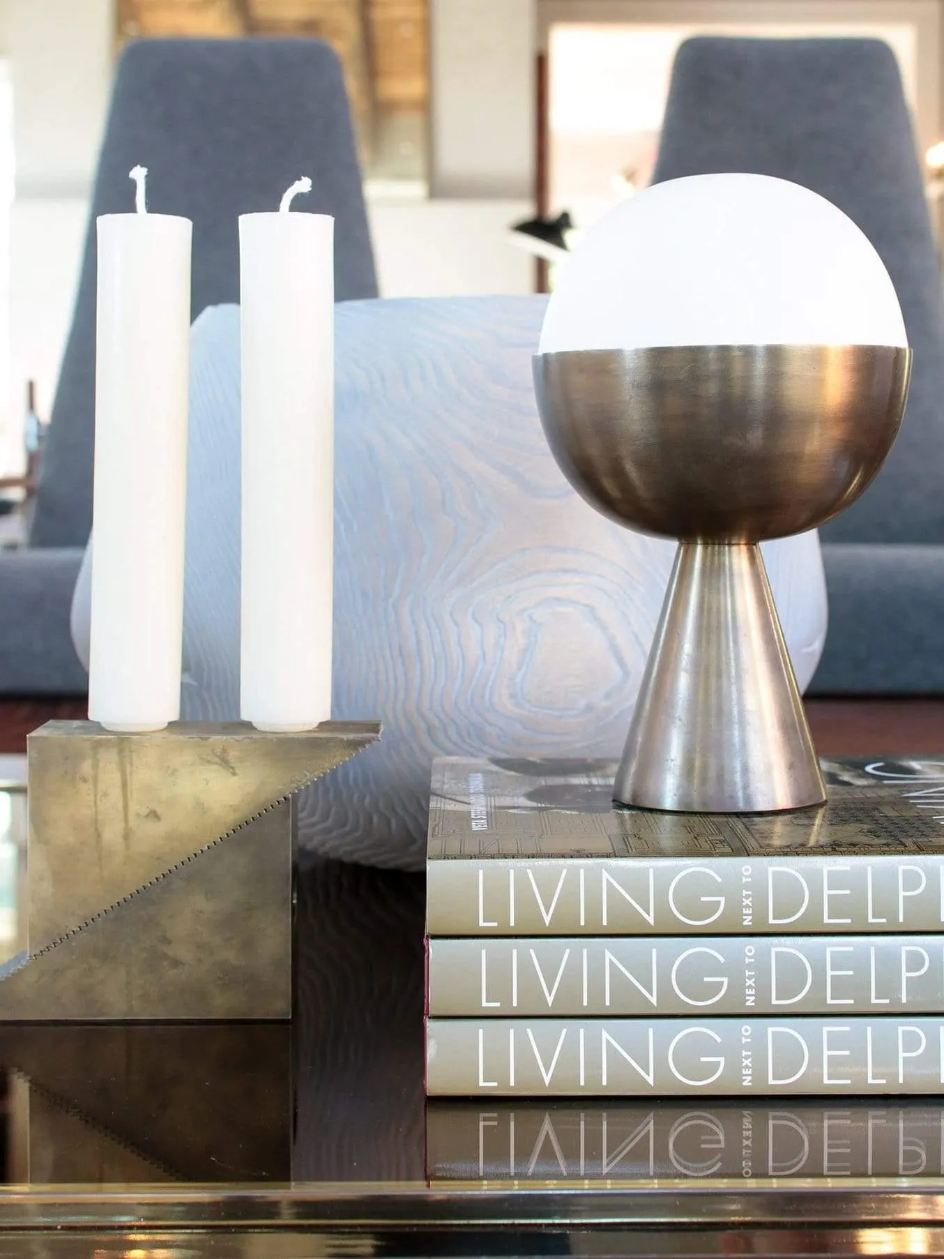 Brass Candle Blocks by Apparatus