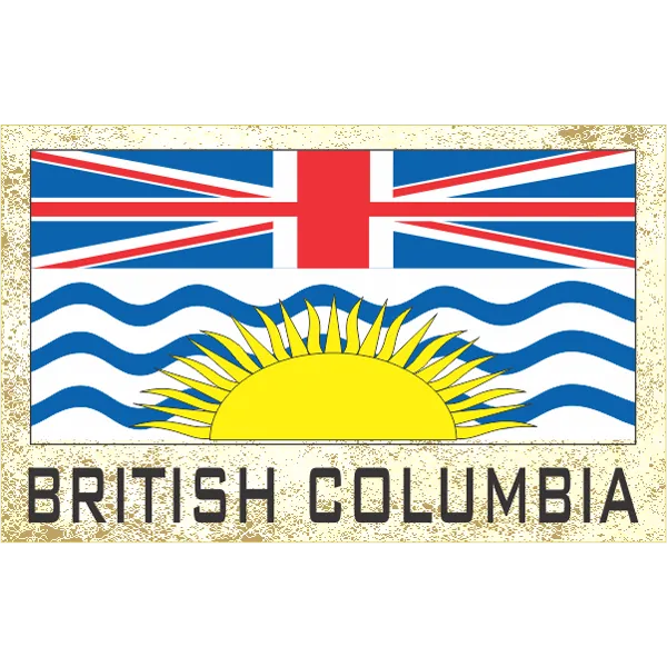 British Columbia Fridge Magnet