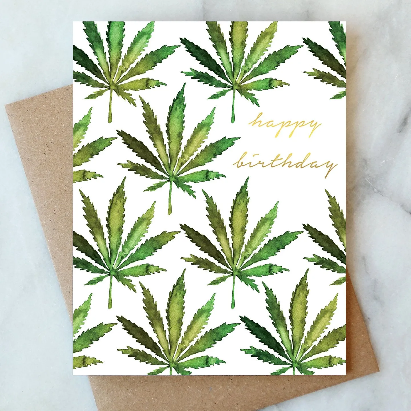 Cannabis Birthday Card