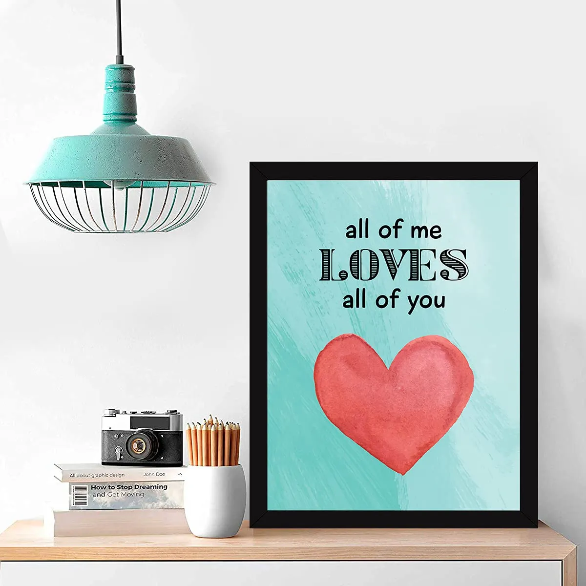 Chaka Chaundh - Love Quotes Wall Frames for bedroom and husband -I love you quotes frame - Couple Quotes Wall Frames for Bedroom- Love Quotes Frame - Couple Quotes Frame - Romantic quotes wall frame - (13.6 X 10.6 Inches)