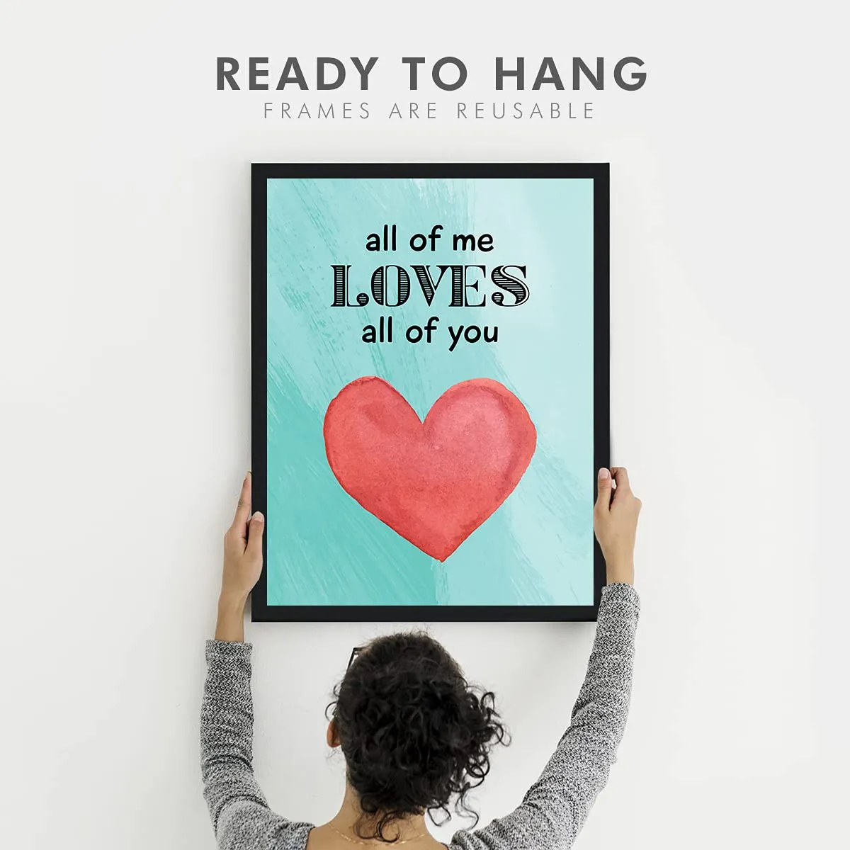 Chaka Chaundh - Love Quotes Wall Frames for bedroom and husband -I love you quotes frame - Couple Quotes Wall Frames for Bedroom- Love Quotes Frame - Couple Quotes Frame - Romantic quotes wall frame - (13.6 X 10.6 Inches)