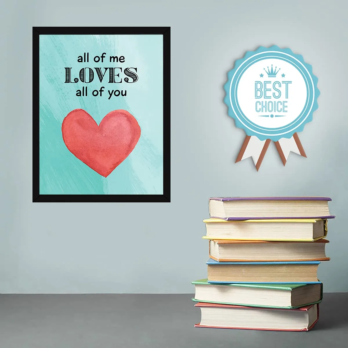 Chaka Chaundh - Love Quotes Wall Frames for bedroom and husband -I love you quotes frame - Couple Quotes Wall Frames for Bedroom- Love Quotes Frame - Couple Quotes Frame - Romantic quotes wall frame - (13.6 X 10.6 Inches)