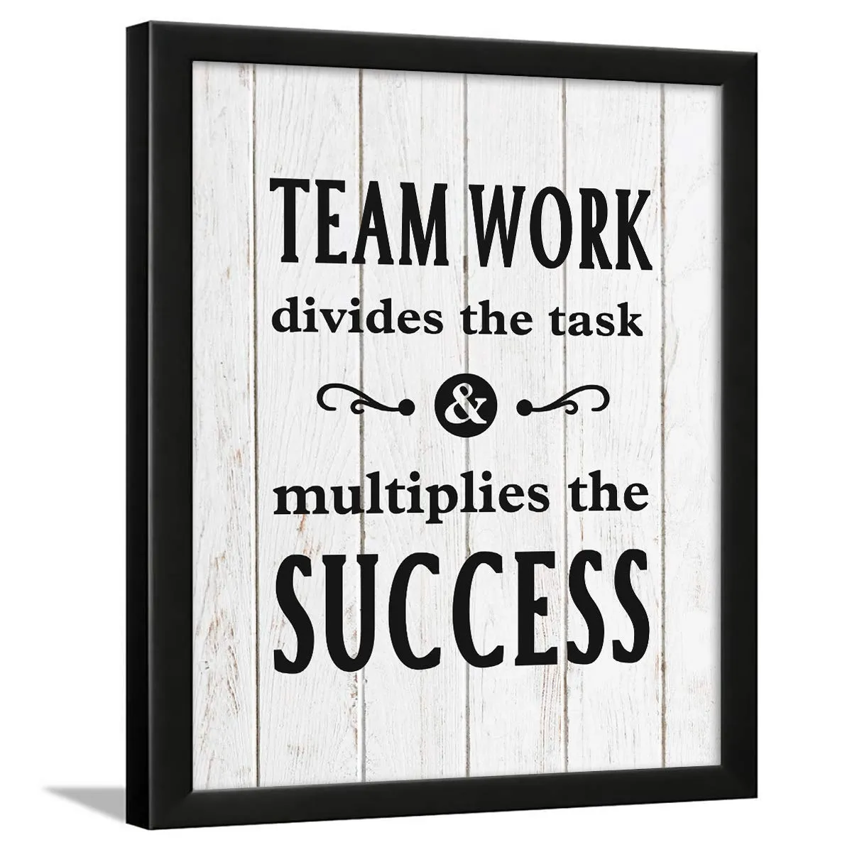 Chaka Chaundh - Office Quotes Frames - Motivational Teamwork Quotes Wall Frames - Brand Business Quotes Wall Frame (13.6 X 10.6 Inches)