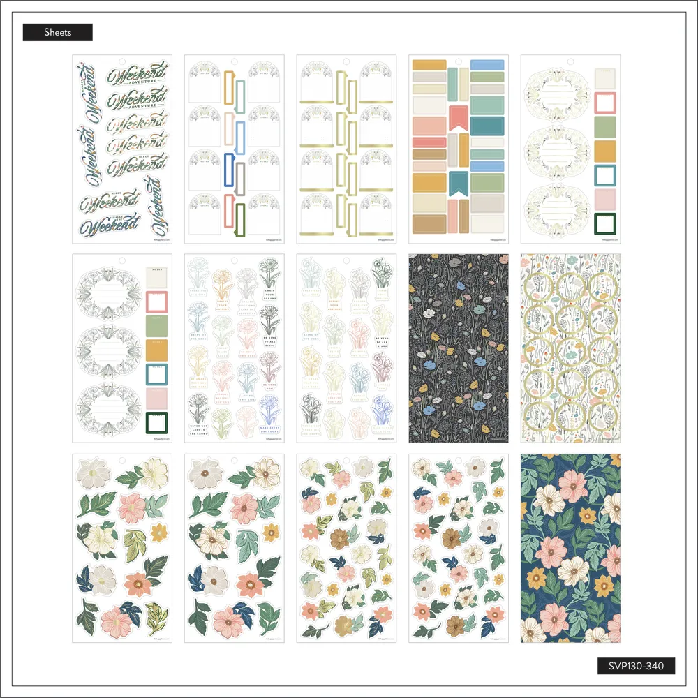 Chintzcore Flowers - Value Pack Stickers