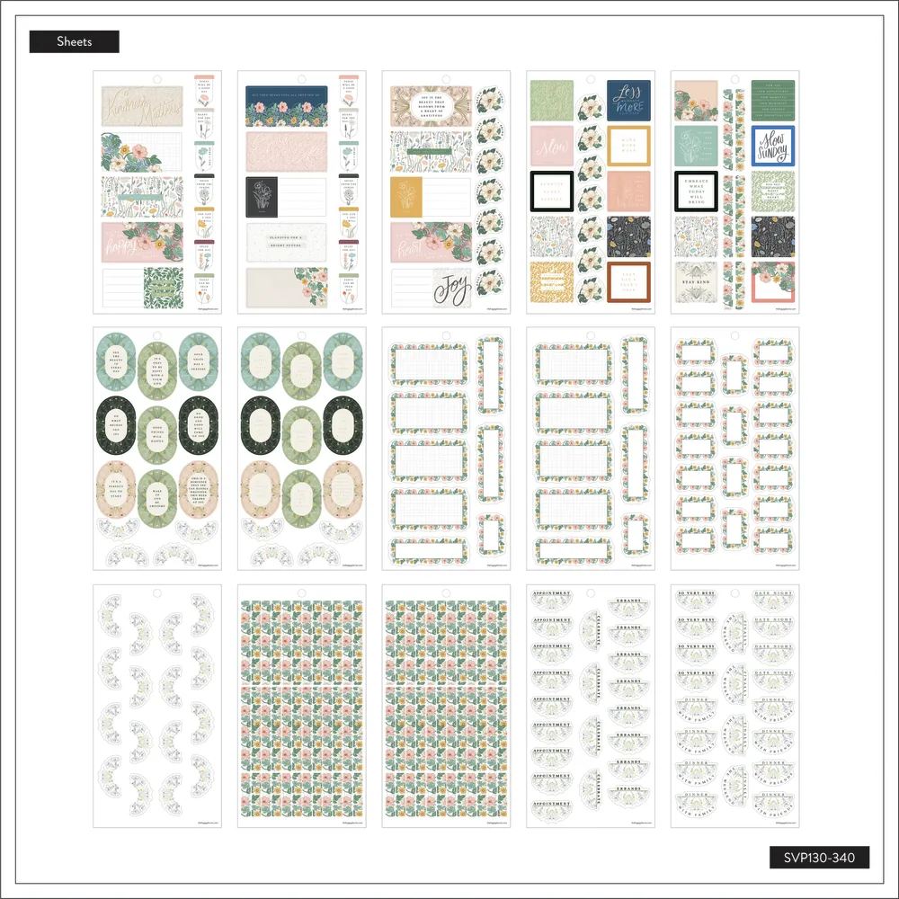 Chintzcore Flowers - Value Pack Stickers