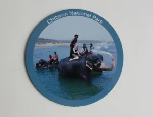 Chitwan National Park Nepal Fridge Magnet