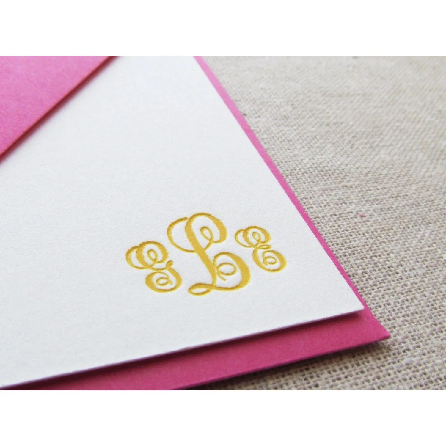 Classic Monogram - Letterpress Stationery