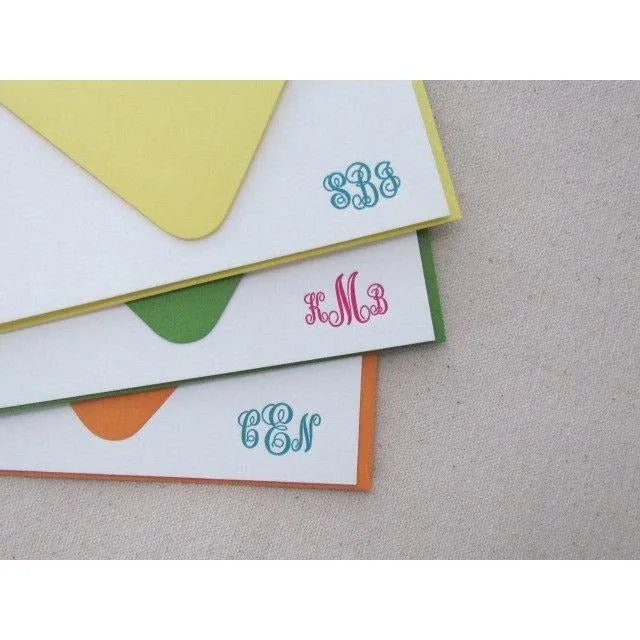 Classic Monogram - Letterpress Stationery