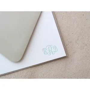Classic Monogram - Letterpress Stationery