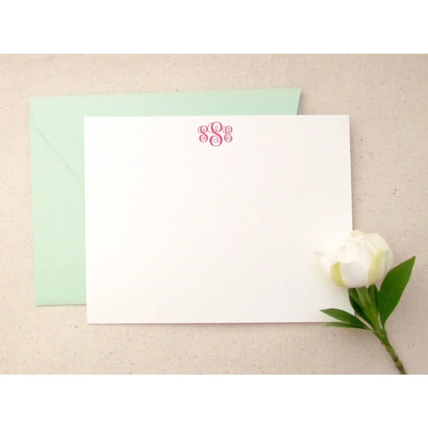 Classic Monogram - Letterpress Stationery