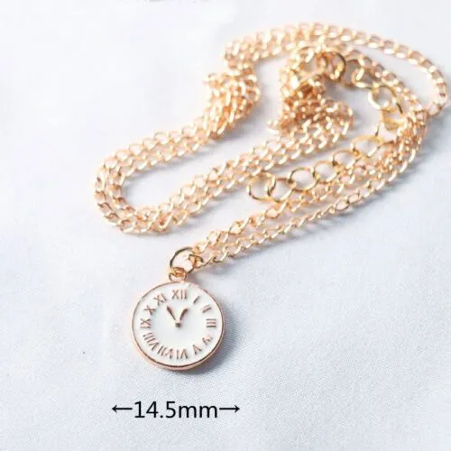 Clock Miniature Necklace