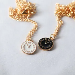 Clock Miniature Necklace