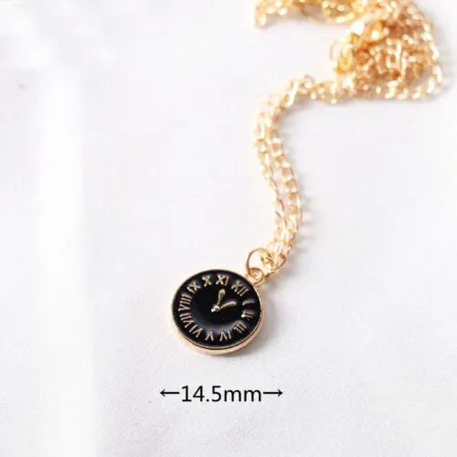 Clock Miniature Necklace