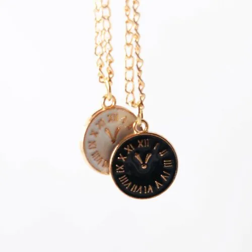 Clock Miniature Necklace