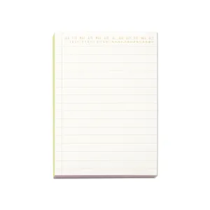 Colorblock Notepad (Chartreuse   Pink)