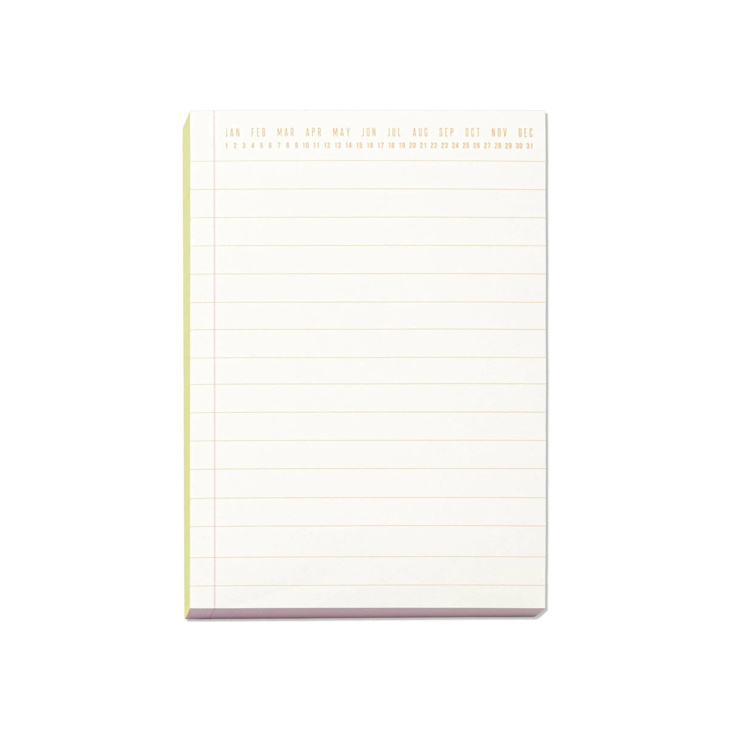 Colorblock Notepad (Chartreuse   Pink)