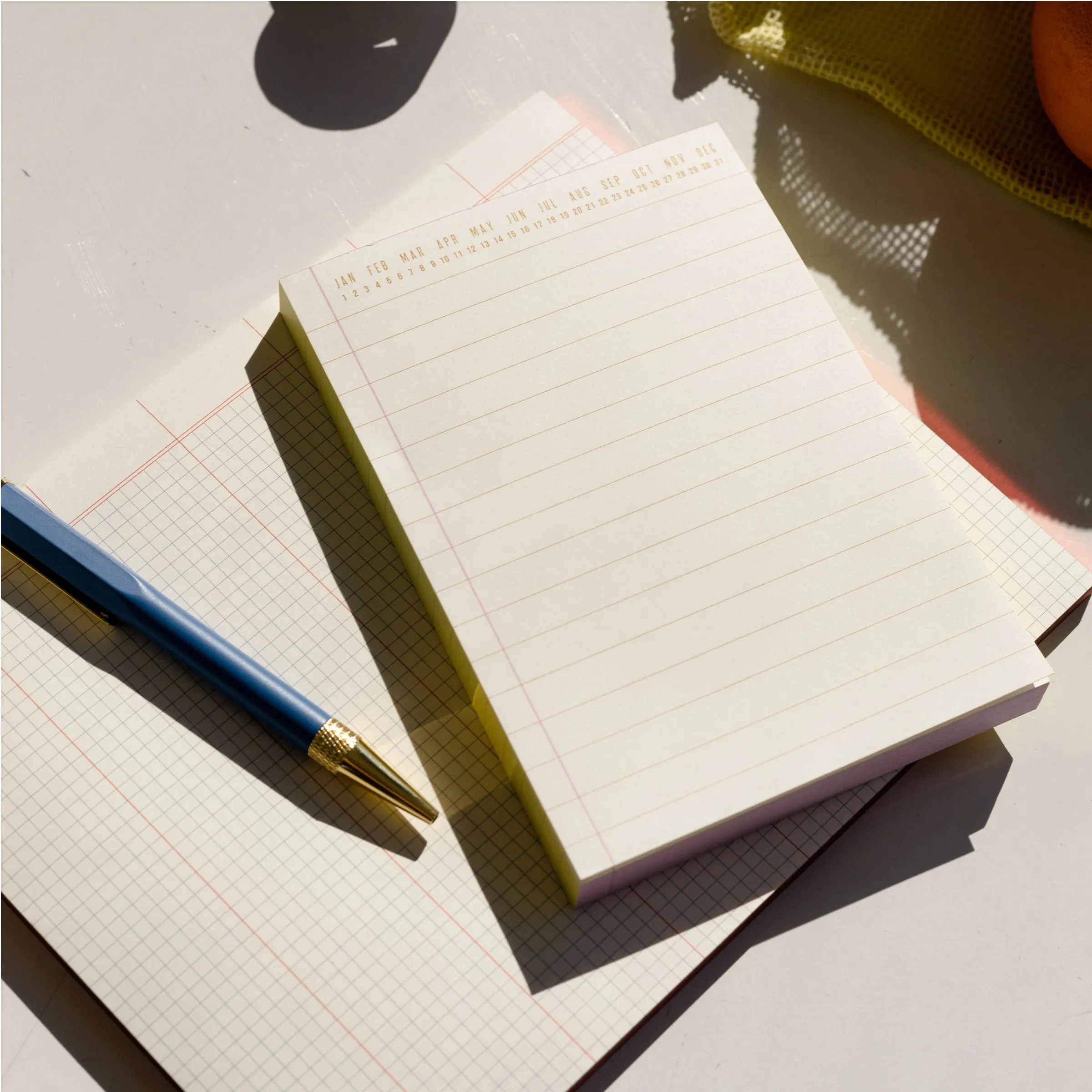 Colorblock Notepad (Chartreuse   Pink)
