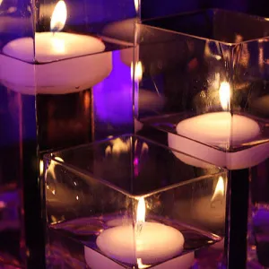 Colored Floating Candles Lilac