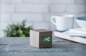 Cube Click Clock - Ash