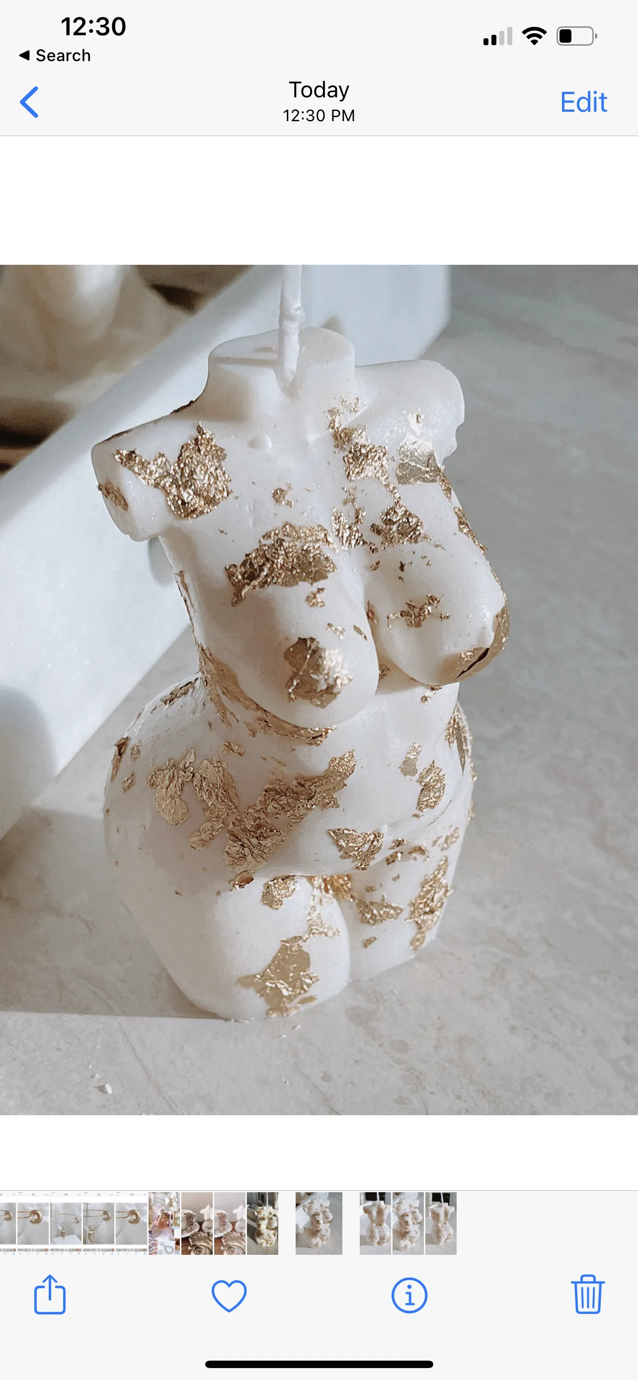 Curvy Goddess Candle