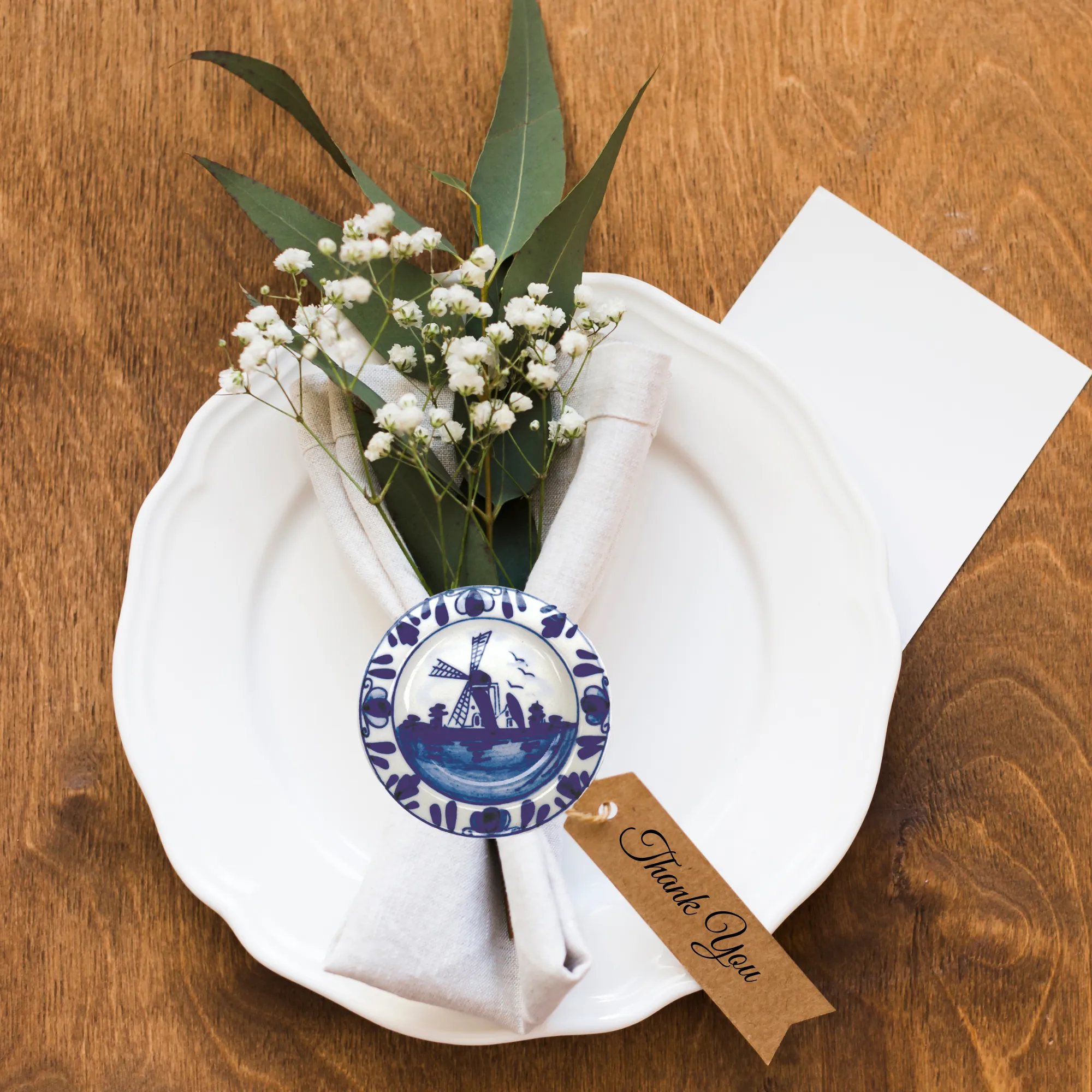 Delft Blue Magnet Souvenir Plate